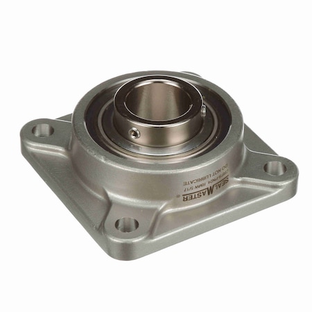 Sealmaster Mounted Stainless Steel Four Bolt Flange Ball Bearing, CRFS-PN24 RMW CRFS-PN24 RMW